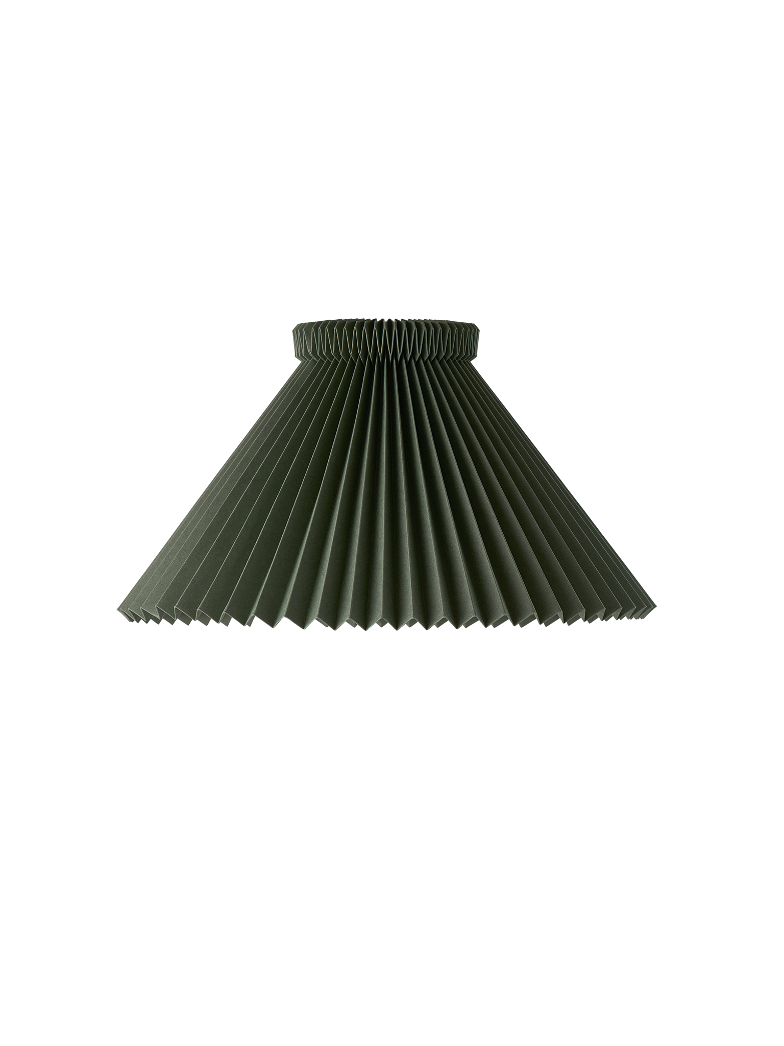 Leklint1 Lampshade 30Cm Mossgreen Paper Packshot1